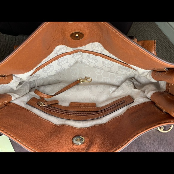 Michael Kors Hamilton Tote, Medium, Cognac - Picture 4 of 5